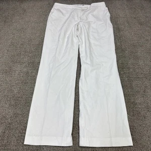 Calvin klein Pants Ivory Women's Size 8 Pockets Straight Leg - Picture 1 of 12