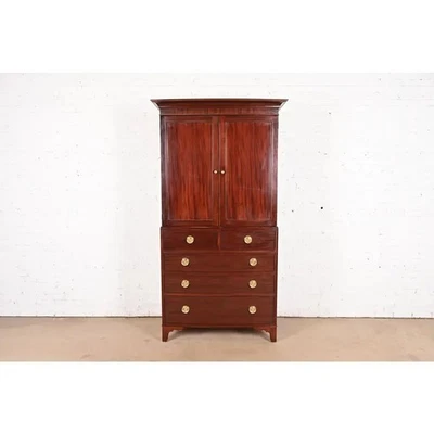 Baker Furniture Federal Mahogany Armoire Dresser or Linen Press - Image 1 of 4