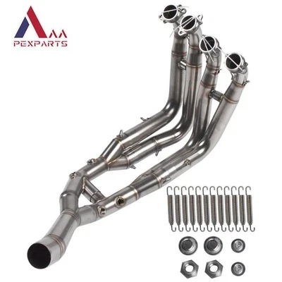 For BMW S1000RR 2019-2025 S1000R 2019-2025 Exhaust Tips Mid Pipe stainless steel - Image 1 of 4