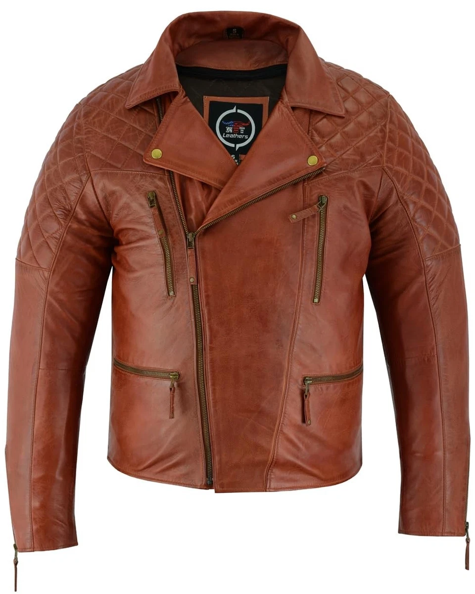 diamond leather jacket products for sale | eBay
