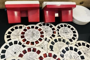 2 Viewmasters mit über 50 Rollen! Batman Superman Wonder Woman Shazam Dracula GUC! - Bild 1 von 24