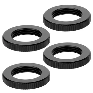 4 Pcs Knurled Microphone Stand Nut Mic Thread Screw Adapter Double Lock Nut 5... - Bild 1 von 7