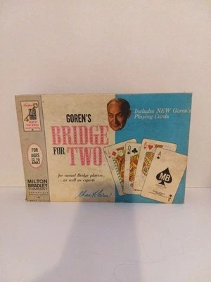 GOREN’S BRIDGE FOR TWO (1964) MILTON BRADLEY No. 4401 - Vintage Card Game - Image 1 of 4