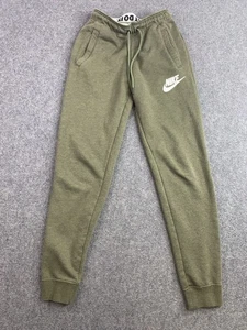 Nike Club Fleece Sweatpants mens Small Olive green Sportswear Jogger - Bild 1 von 10