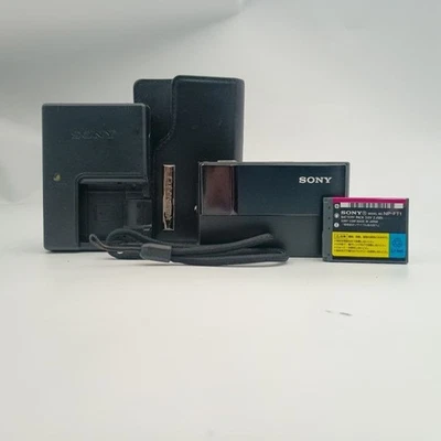 SONY Cyber-Shot DSC-T10 schwarz Kompakt-Digitalkamera - Bild 1 von 4