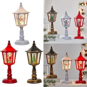 Christmas Light Post, Glittering Lighted Lantern 3D Illusion Lamp Night ​Light - Picture 1 of 16