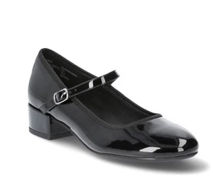 Madden NYC by Steve Madden Black Faux Patent Mary Jane Dress Women’s Size 7 - Picture 1 of 10