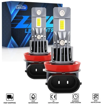 For 2019-2022 Ford Ranger Pickup 4-Door LED Headlight Bright Bulbs Kit W/Fan - Image 1 of 4