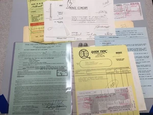 Friedenskonzerte Vertragsakte 17.04.1974 - Dr. Hook The Medicine Show & Medusa - Bild 1 von 7