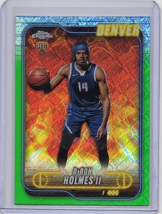 Pepitas de radiocontrol DaRon Holmes II Topps refractor verde 2024-25 Topps cromadas #195 - Imagen 1 de 2