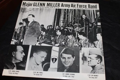 MAJOR GLENN MILLER ARMY AIR FORCE BAND VOLUME IV MONO RECORD ALBUM W/ INSERT - Image 1 of 4