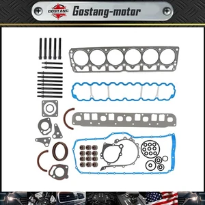 New Full Gasket Set Head Bolts Fit For Jeep TJ Grand Wrangler L6 4.0L 2001 02-03 - Picture 1 of 11