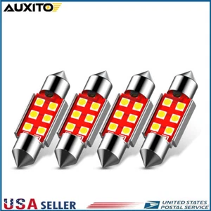 12844 36mm LED Interior Dome Roof Light Bulb For BMW Mercedes Volkswagen 4X J - Picture 1 of 9