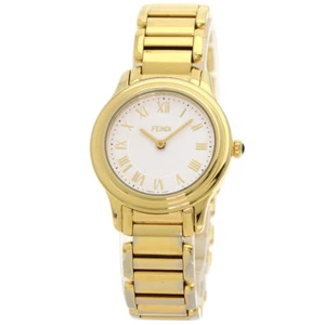 FENDI Round face Watches 25000L Gold Plated/Gold Plated Ladies - Picture 1 of 24