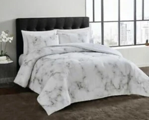 VINCE CAMUTO Marble Print Duvet Cover FULL/QUEEN ๐ - Picture 1 of 7