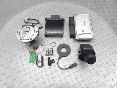 BMW R1200RS 2016 15-18 Juego de bloqueo Módulo de control ECU Interruptor de encendido Tapa de combustible Llave Foto 1 de 4