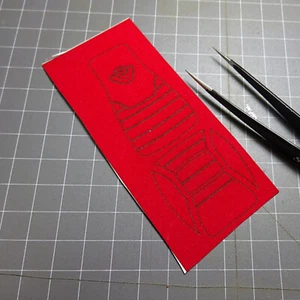 For Tamiya Scania 1/14 RC Car Truck Tractor DIY Suede Decorative Stickers Seat - Picture 1 of 24