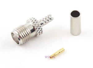 Paquete de 2 conector coaxial hembra SMA RG-174 LMR-100 - vendedor de radioaficionados de EE. UU. - Imagen 1 de 1