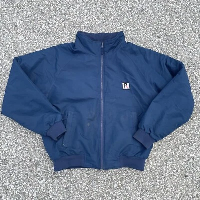 VTG Frito Lay Jacket Mens Large Navy Blue Zip 1980s Employee Vendor Work Coat - Image 1 of 4