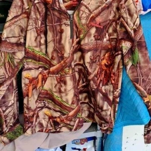 Boys Hoodie Huntworth XL Camo fleece Lined - Picture 1 of 4