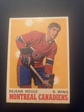 1970-71 O PEE CHEE REJEAN HOULE ROOKIE CARD#174 EX++/NM MONTREAL CANADIENS