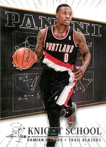 DAMIAN LILLARD 2013-14 Excalibur KNIGHT SCHOOL #4 Trailblazers 