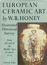 Antique European Pottery Porcelain - Illustrated Historical Survey / Scarce Book