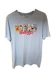 Kellogs Cereal Blue Tshirt Size Large Cocopops Fruit loops frosties Retro