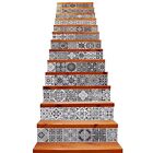 TUOKING 13 Strips Removable Stair Decals, Peel and Stick Vinyl Staircase Stic...
