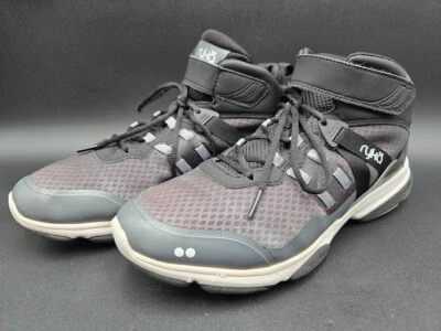 Ryka Shoes Womens 11 W Devotion XT Mid Training Black Grey White Sneakers - Image 1 of 4