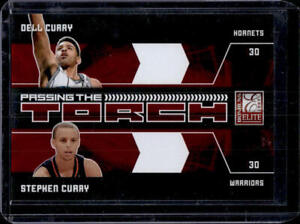 2009-10 Donruss Elite Dell Stephen Curry Red Passing The Torch RC Rookie 176/249