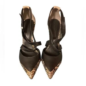 RACHEL ROY LEATHER PLATFORM HEELS WOMENS SIZE 6 - Picture 1 of 6