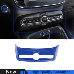 For Volvo XC40 2019-24 Bright Blue Car Interior Console Volume Button Frame Trim - Picture 1 of 5