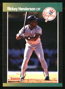 Rickey Henderson 1989 Donruss #245  Baseball Card