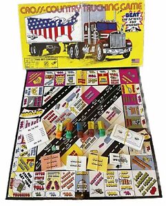 RARE Bar-Jan Cross-Country Trucking Board Game/Beat Scales & Radar COMPLETE/USA
