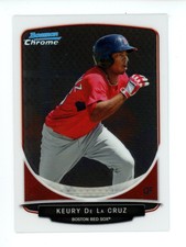 2013 Bowman Chrome Prospects  Keury de la Cruz #BCP219 Boston Red Sox