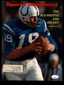 Johnny Unitas JSA Autographed Vintage Signed 1972 Sports Illustrated Cover Colts - Picture 1 of 2