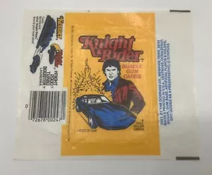 Knight Rider-1982 Donruss Trading Card Wrapper-1980’s TV Show - Picture 1 of 2