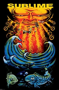 Sublime Sun & Fish 24x36 poster Brand New What it's Like Pawn Shop Santeria Riot - Picture 1 of 1