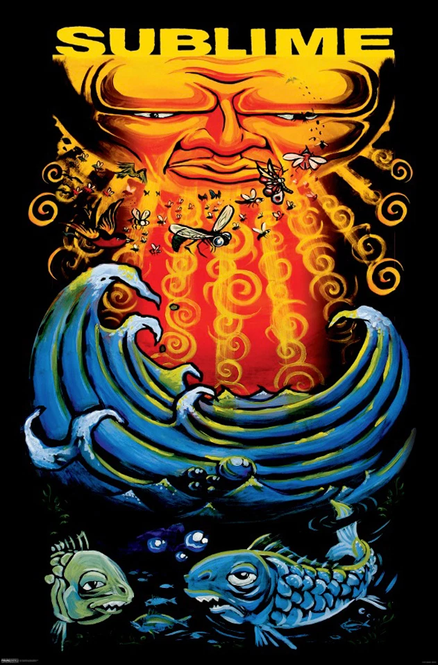 Sublime Sun & Fish 24x36 poster Brand New What it's Like Pawn Shop Santeria Riot - Image 1 of 1