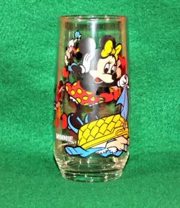 VTG 1978 Minnie Mouse Pepsi Collector Glass Picnic Cowboys Indians Walt Disney - Picture 1 of 7