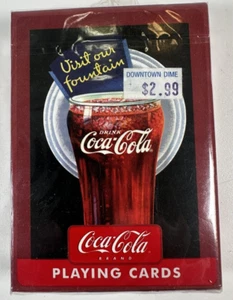Coca-Cola Spielkarten NEU VERSIEGELT Cola Werbung im Laufe der Jahre USA - Bild 1 von 4