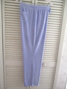 N.NATORI TERRY LOUNGE 24/7 LONG PANTS SIVER GREY SOFT COMFORTABLE LARGE NEW - Picture 1 of 12
