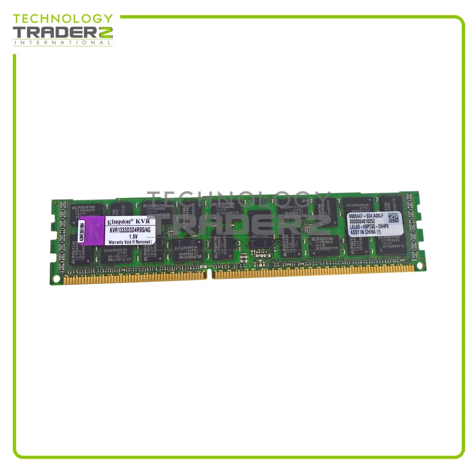 LOT OF 13 KVR1333D3D4R9S/4G Kingston 52GB (13X 4GB) PC3-10600 1333MHz ECC Memory - Image 1 of 1