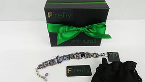 FIREFLY La Dolce Vita Armband versilbert Tansanit Mosaik Swarovski 3036TANZ - Bild 1 von 3