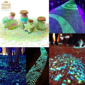 10000 PIEZAS PIEDRAS BRILLANTES EN LA OSCURIDAD GUIJARROS JARDÍN LUMINOSO ACUARIO PECERA UK - Imagen 1 de 16
