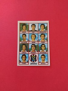 CALCIATORI PANINI 1973 74 JUVENTUS 18 SQUADRA STICKER NUOVA EDICOLA ESAURITA