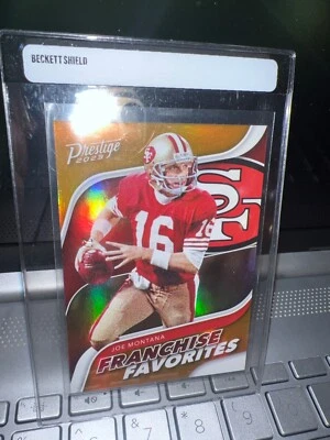 Joe Montana orange 2023 prestige 27/50 rare - Image 1 of 4