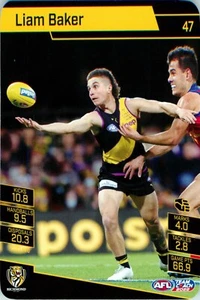2022 RICHMOND TIGERS AFL Card LIAM BAKER Teamcoach - Picture 1 of 2