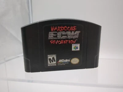 ECW: Hardcore Revolution (Nintendo 64, 2000) N64 Authentic Cartridge  - Image 1 of 3